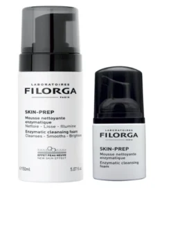 Filorga Mousse Nettoyante Duo Mousse Detergente Enzimatica Viso e Occhi 150 ml + 30 ml
