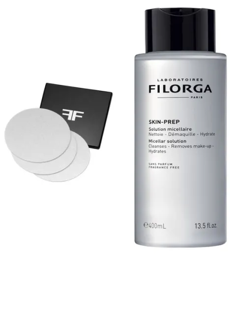 Filorga Solution Micellaire Soluzione Micellare Viso e Occhi + 3 Dischetti di Cotone 400 ml