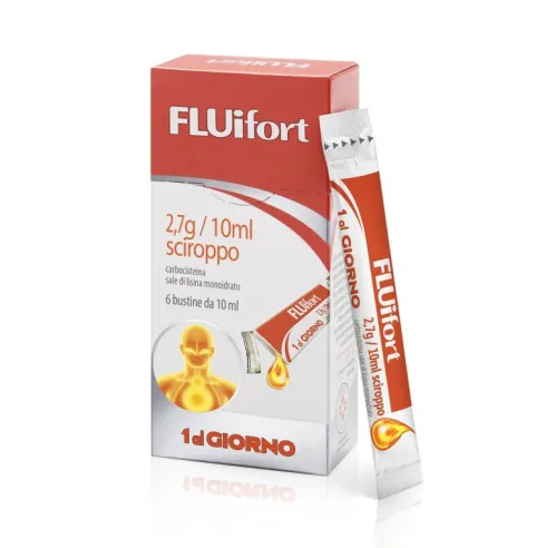 Fluifort 2,7 g/10 ml Sciroppo 12 Bustine Monodose