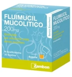 Fluimucil Mucolitico 200 mg 30 Bustine Senza Zucchero