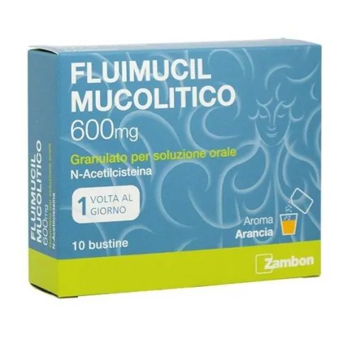 Fluimucil Mucolitico 600 mg 10 Bustine