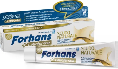 Forhans Dentifricio Scudo Naturale con Lattoferrina 75 ml
