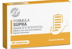 Formula Supra Multivitaminico Multiminerale Completo con Vitamine B C D E Ferro Zinco Magnesio 48 Compresse