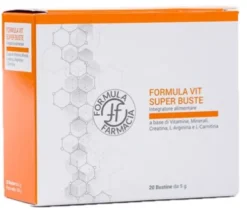 Formula Vis Super Buste Integratore Energia con Creatina Arginina Carnitina Vitamine 20 Bustine