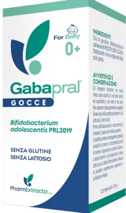 Gabapral Gocce Probiotico con Bifidobacterium adolescentis PRL2019 15 g