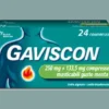 Gaviscon 250 mg+133,5 mg 24 compresse masticabili menta