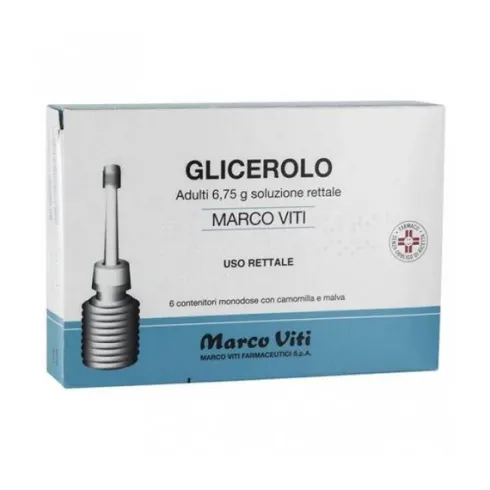Glicerolo Marco Viti 6,75 g 6 Microclismi Adulti