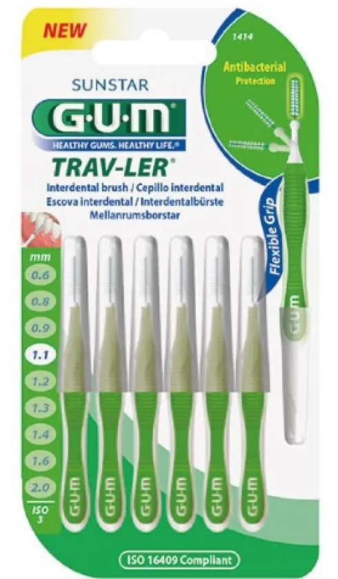 Gum Trav-Ler Scovolino 1,1 mm 6 pezzi