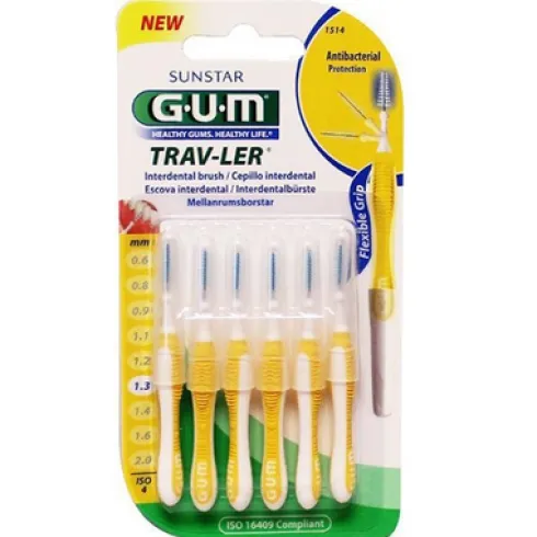 Gum Trav-Ler 1514 Scovolino 1,3 mm 6 pezzi