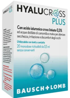 Hyalucross Plus Monodose 20 flaconi 0,5 ml