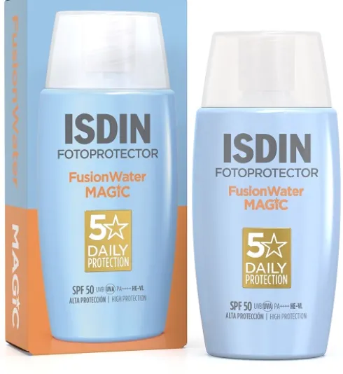 ISDIN Fusion Water Magic SPF50 Fotoprotettore Viso Ultraleggero 50ml