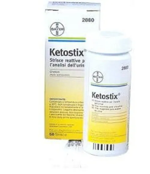 Ketostix Rilevazione Corpi Chetonici Nell’urina 50 Strisce