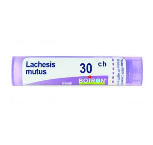 Lachesis Mutus 30CH Granuli Boiron