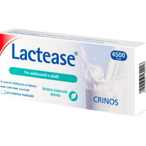 Lactease 4500 Fcc Menta 30 Compresse