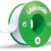 Leukosilk Cerotto Ipoallergenico Colore Bianco 2,5 x 500 cm