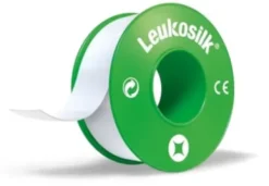 Leukosilk Cerotto Ipoallergenico Colore Bianco 2,5 x 500 cm
