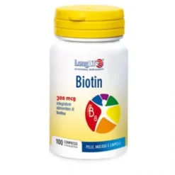 Longlife Biotin 300 Mcg 100 Tavolette