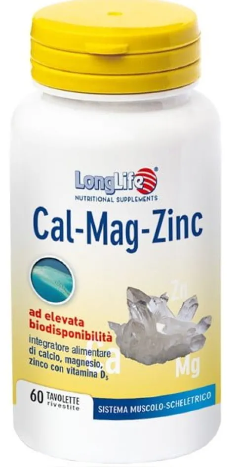 Longlife Cal-Mag-Zinc 60 Tavolette