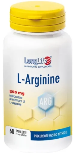 Longlife L-Arginine 60 Tavolette