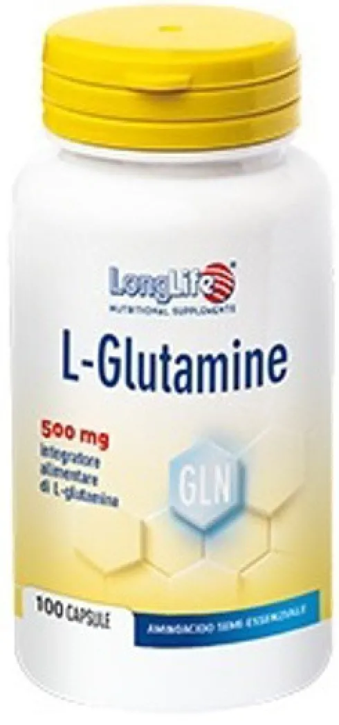 Longlife L-Glutamine 100 Capsule