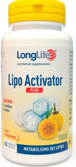 Longlife Lipo Activator Plus 60 tavolette