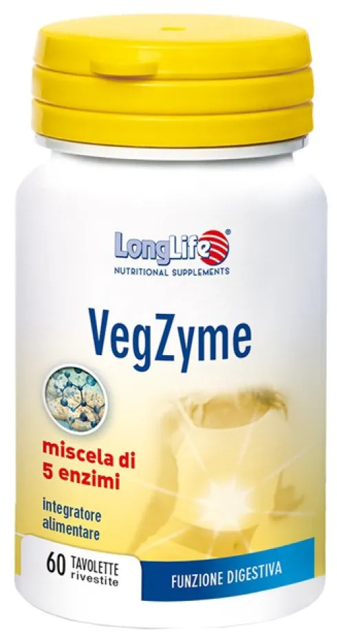 Longlife Vegzyme 60 Tavolette