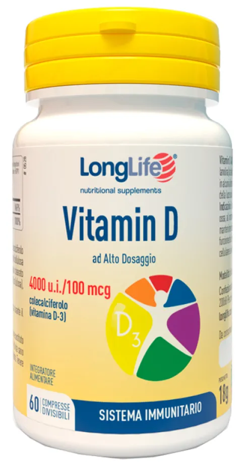 Longlife Vitamin D 4000UI 60 compresse