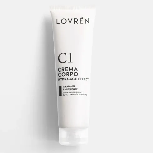 Lovrén C1 Crema Corpo Idratante Nutriente con Ceramidi e Acido Ialuronico 150 ml