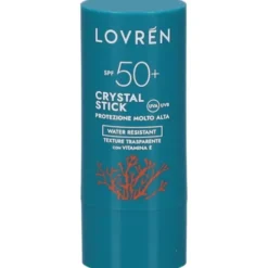 Lovrén Crystal Stick Solare SPF50+ Stick Trasparente Alta Protezione 9 g