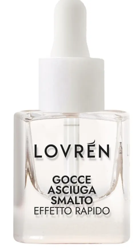 Lovrén Gocce Asciuga Smalto Asciugatura Rapida Anti-Scheggiature 5 ml