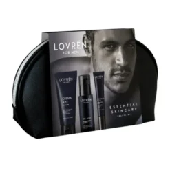 Lovrén Men Essential Skincare Kit Uomo Crema 4in1 Gel Viso e Contorno Occhi