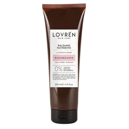 Lovrén Natural Concept Balsamo Nutriente Rinforzante Anti-Crespo con Bambù 200 ml