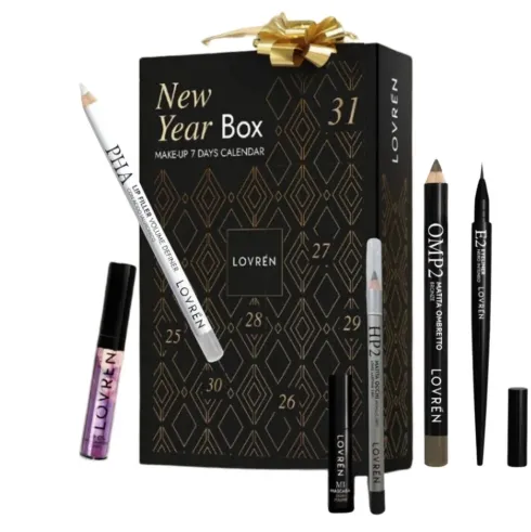 Lovrén New Year Box Cofanetto Make Up 7 Prodotti Occhi e Labbra