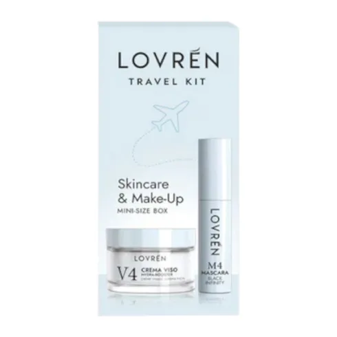 Lovrén Skincare & Make-Up Travel Kit V4 Crema Viso + M4 Mascara Mini Size