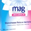 Mag Ricarica Integratore Magnesio e Vitamina B6 per Stanchezza Confezione PROMO 24 Bustine