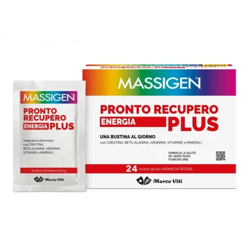 Massigen Pronto Recupero Energia Plus Integratore Energetico 24 Bustine