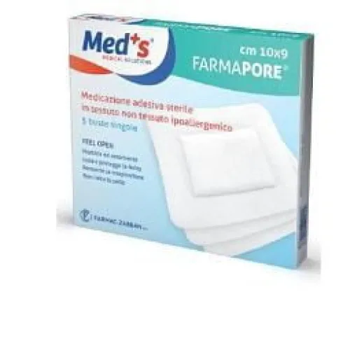 Med’s Farmapore Cerotto Con Garza 10 X 15 cm 5 Pezzi