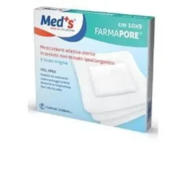 Med’s Farmapore Cerotto Con Garza 10 X 9 cm 5 Pezzi