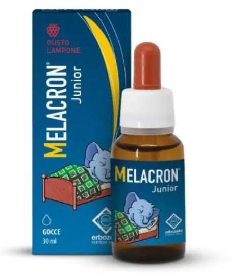 Melacron Junior melatonina con triptofano e glicina sonno bambini 30 ml