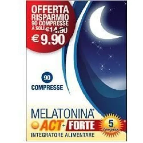 Melatonina Act Forte 5 Complex 90 Compresse
