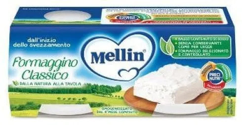 Mellin Formaggino 2×80 grammi