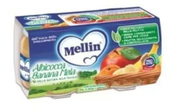 Mellin Omogeneizzato Albicocca Bnana E Mela 2 X 100 grammi