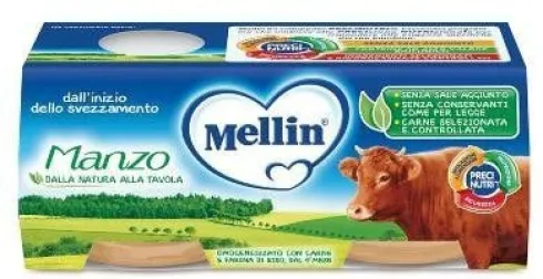 Mellin Omogeneizzato Manzo 2 X 80 grammi