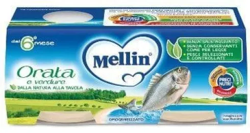 Mellin Omogeneizzato Orata 2 X 80 grammi