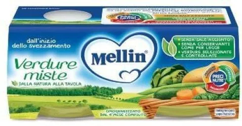 Mellin Omogeneizzato Verdure Miste 2 X 80 grammi