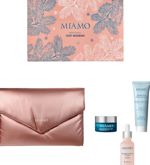 Miamo Protocollo Deep Nourish Kit Nutriente Viso Anti-Age Pelle Secca