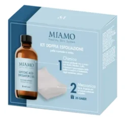 Miamo Total Care Kit Doppia Esfoliazione con Acido Glicolico 3,8%