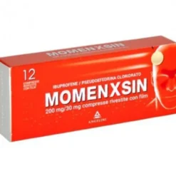 Momenxsin 200 mg+ 30 mg 12 Compresse