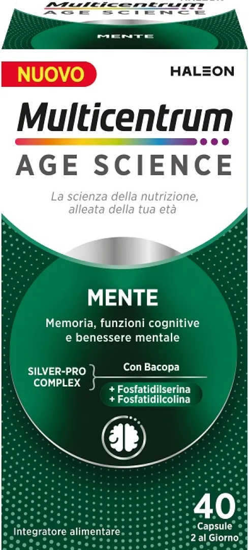Multicentrum Age Science mente memoria e funzioni cognitive 40 capsule