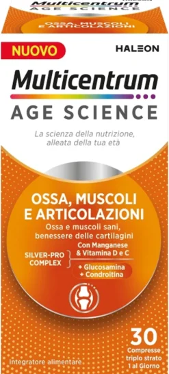 Multicentrum Age Science ossa muscoli e articolazioni 30 compresse